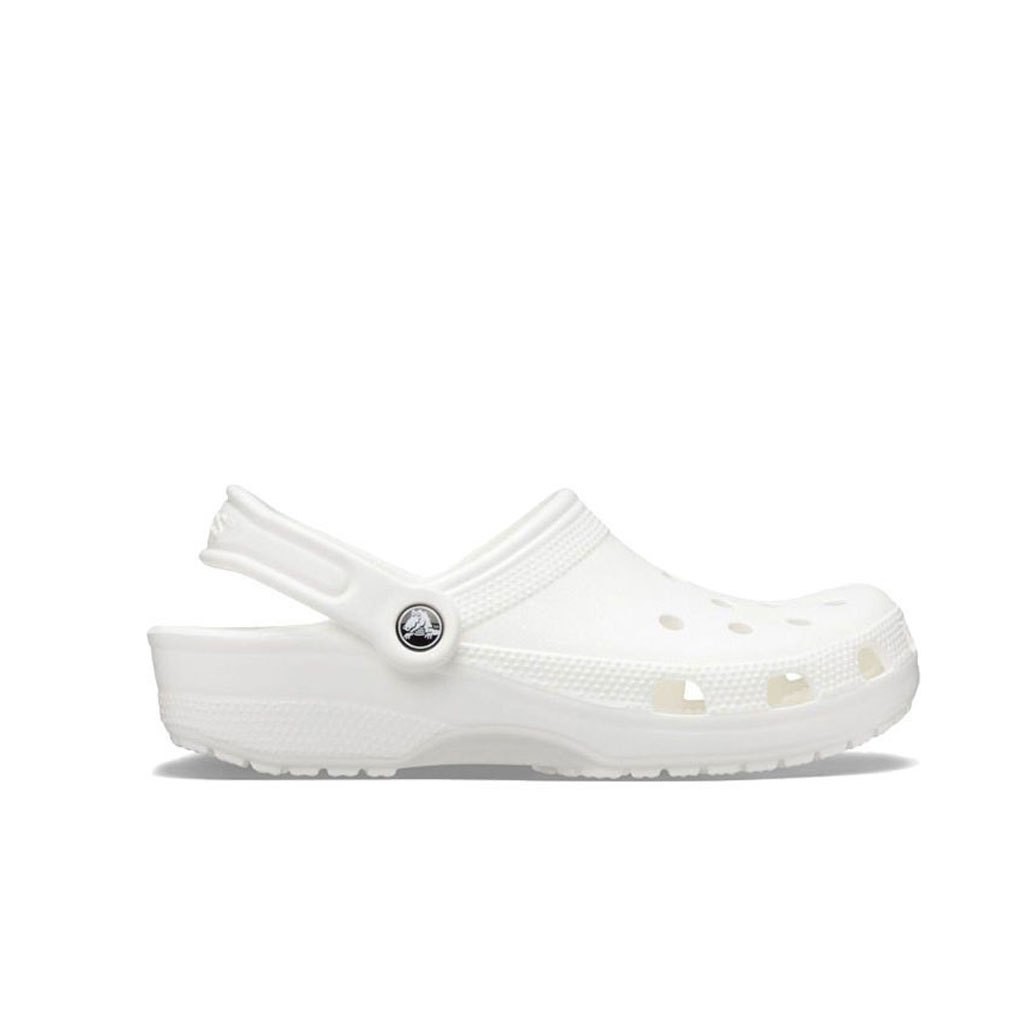 CROCS รองเท้าลำลองผู้ใหญ่ CLASSIC CLOG รุ่น 100014NS - bone，black,white