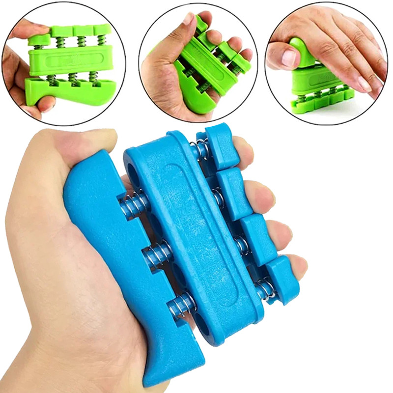 Pas-grip Strength Trainer เครื่องมือการฝึกอบรมการฟื้นฟูสมรรถภาพนิ้วสองทางแบบพกพา Hand Grip Power Strengthener กีตาร์เทรนเนอร์นิ้ว