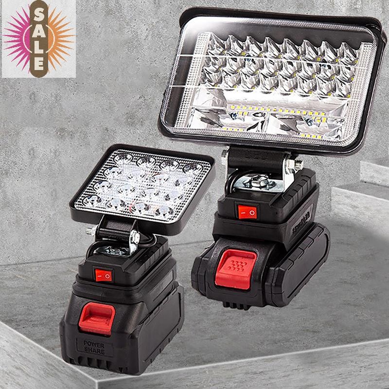 Ap สําหรับ Makita 18V Li-ion ไฟ LED ทํางาน 3/4 นิ้วไฟฉายแบบพกพาโคมไฟน้ําท่วมฉุกเฉิน Camping โคมไฟที่