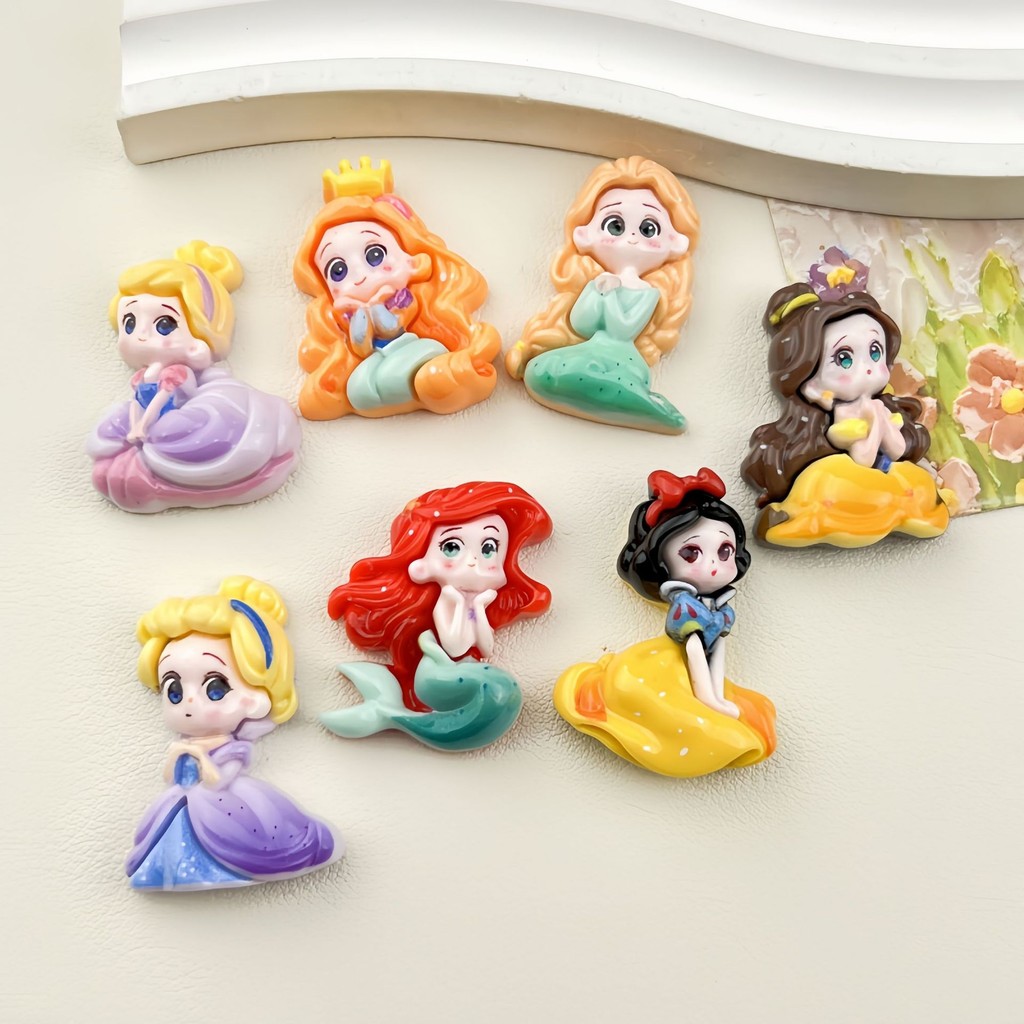 10ชิ้นขนาดเล็กเจ้าหญิงน่ารักใหม่เรซิ่นเสน่ห์(3-65)