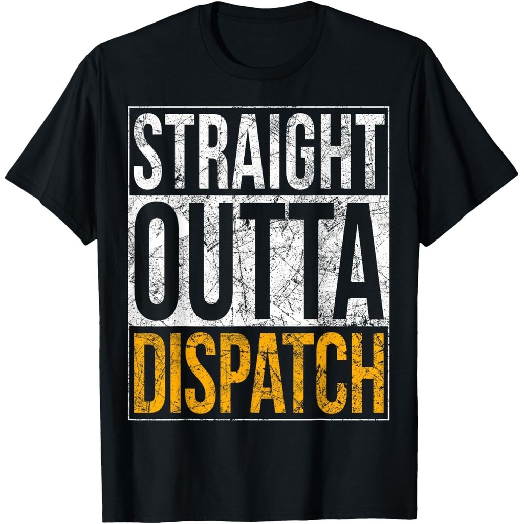 Straight Outta 911 Dispatch - เสื้อยืด Dispter