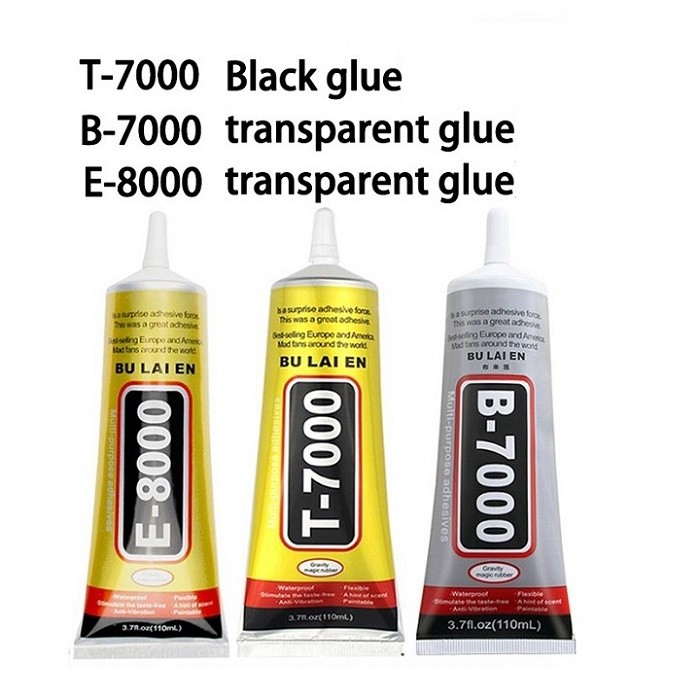 กาวอเนกประสงค์ T-7000, B-7000 E-8000 (50ml), T-7000, B-7000 E-8000 (15ml) หน้าจอ, ฝาหลัง, กระจกกล้อง