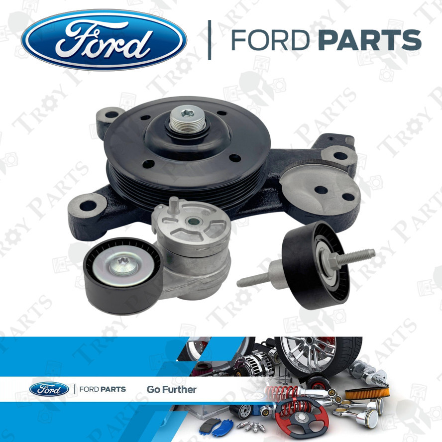 (1 ชิ้น) Ford พัดลมเข็มขัด Tensioner Idler Pulley สําหรับ Everest Ranger T8 2.0 2019-2023 Raptor Eco