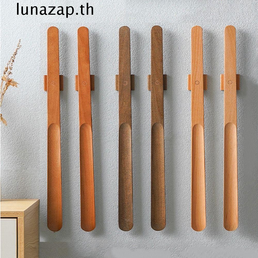 Lunazap แม่เหล็ก Shoehorn, Professional ด้ามยาวรองเท้าช้อน Horn,วอลนัทสีดําเครื่องมือบ้านที่มีประโยชน์ 55 ซม.ฐานแม่เหล็ก Shoehorn สวมใส่รองเท้าได้ง่ายขึ้น