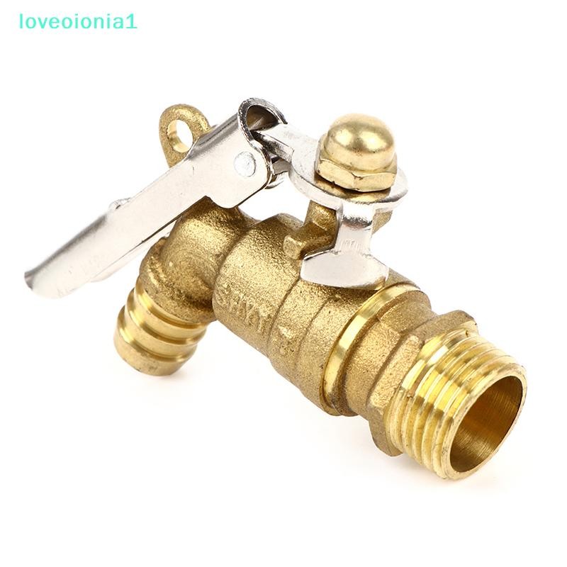 loveoionia1 1/2" Garden Outdoor Brass Faucets Public Places Locking Water Tap IA