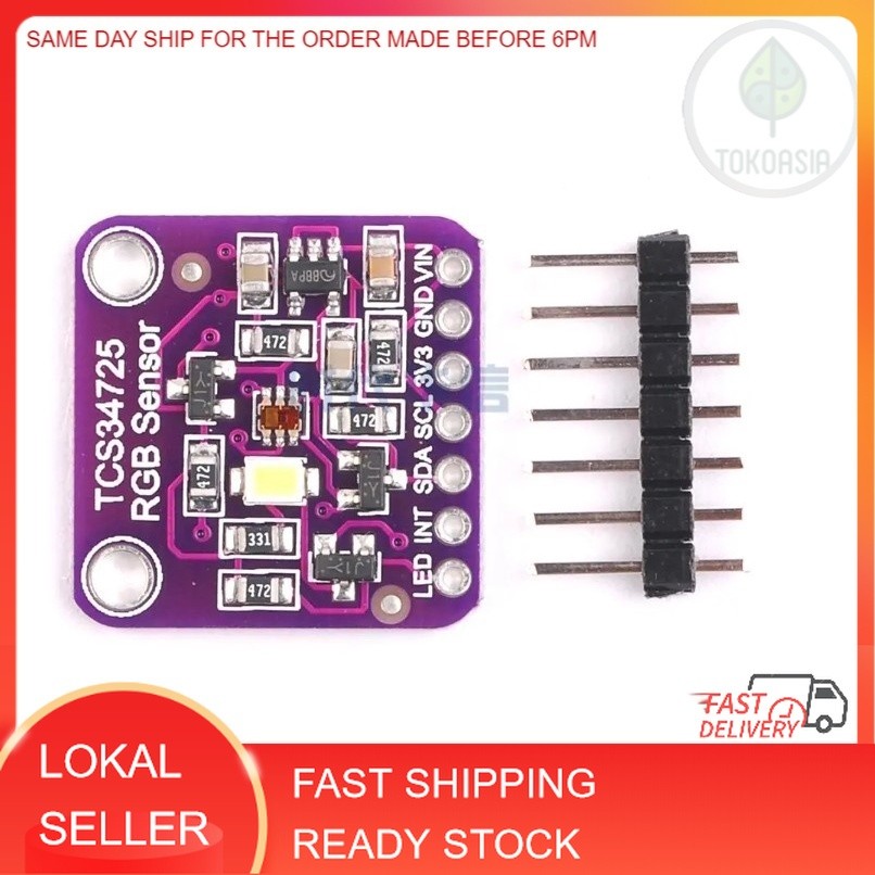 CJMCU-34725 TCS34725 เซ็นเซอร์สี RGB เซ็นเซอร์สีโมดูลบอร์ดพัฒนา