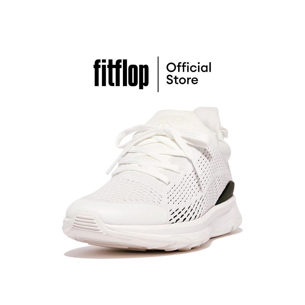 FITFLOP VITAMIN FFX KNIT รองเท้าผ้าใบผู้หญิง รุ่น HV3-328 สี URBAN WHITE BLACK
