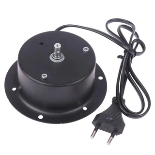 Yann1 มอเตอร์หมุน, 1.5 RPM 2.5 RPM มอเตอร์บอลกระจกสีดํา, 220V พร้อมปลั๊ก Disco Ball Stage อุปกรณ์เสริม DJ KTV Party Light