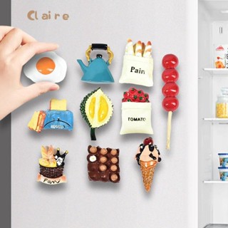 🏡ตกแต่งตู้เย็น แม่เหล็กติดตู้เย็น 3D magnet แม่เหล็กติดบอร์ด…