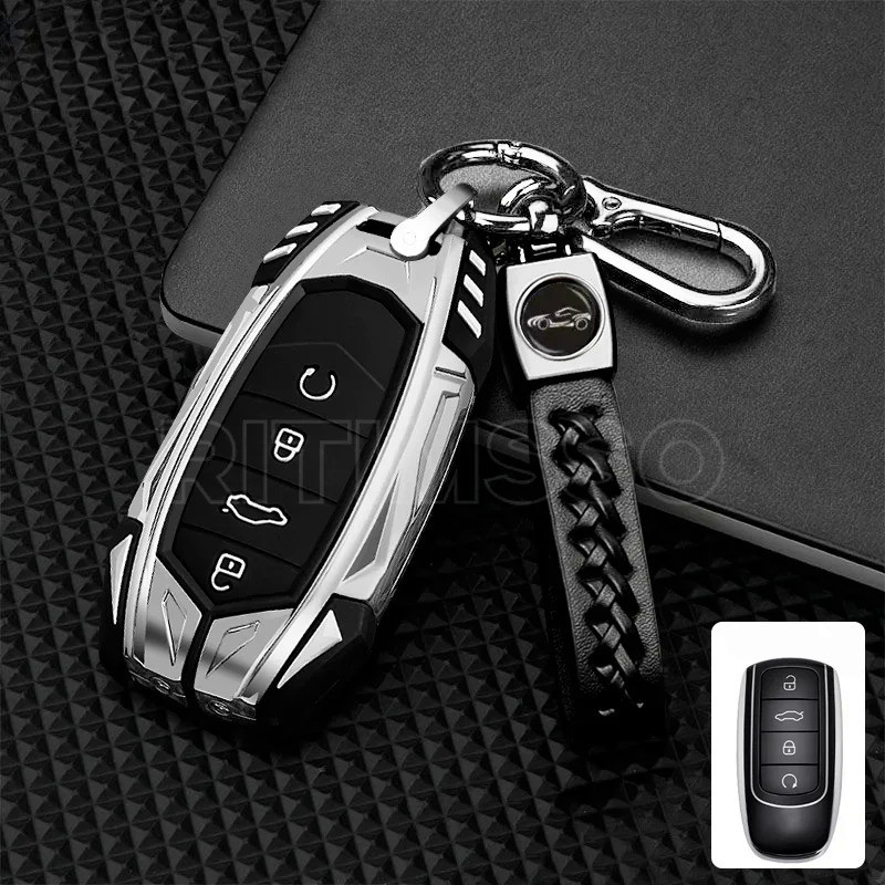 4 Buttons Alloy Remote Car Key Cover for Chery Omoda C5 Tiggo 8 Pro 7 Arrizo 5 Tiggo 8 PLUS  Car Acc