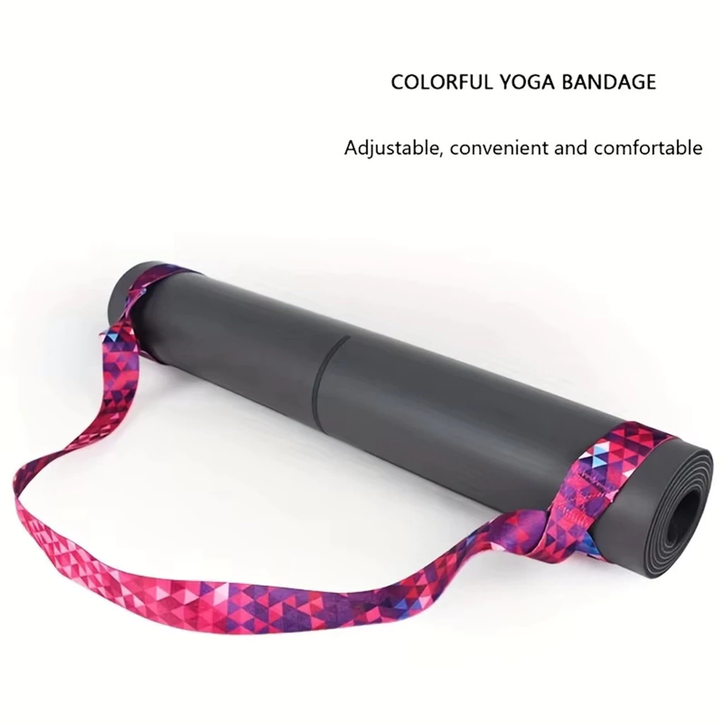สายรัดเสื่อโยคะ เชือกสะพายเสื่อโยคะ กว้าง3.8ซม.Yoga Mat Strap thumbnail 9