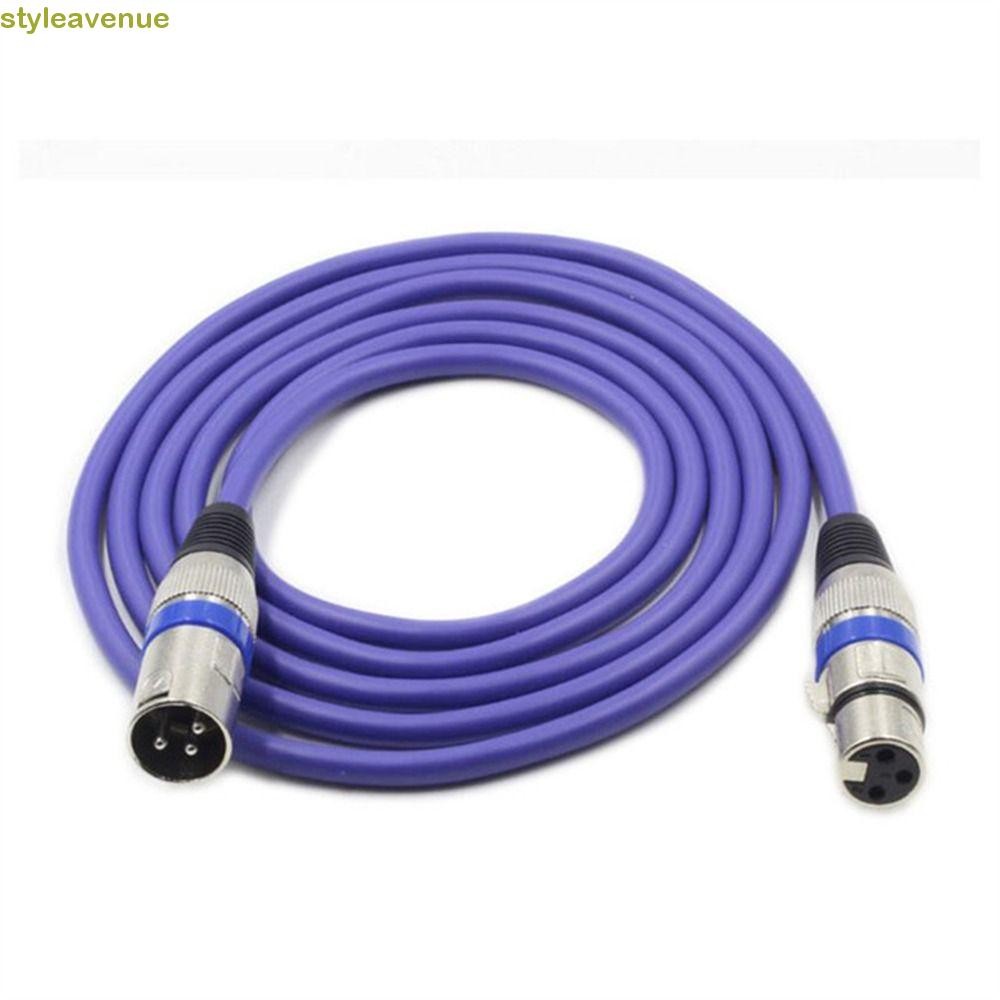 สไตล์เวนิว สาย XLR 3เมตร5เมตร10เมตรสัญญาณเสียงสายชายกับหญิง0.3เมตร1เมตร1.8เมตรเครื่องขยายเสียงไมโครโฟนอุปกรณ์ แคนนอน ปลั๊กสายสัญญาณเสียง