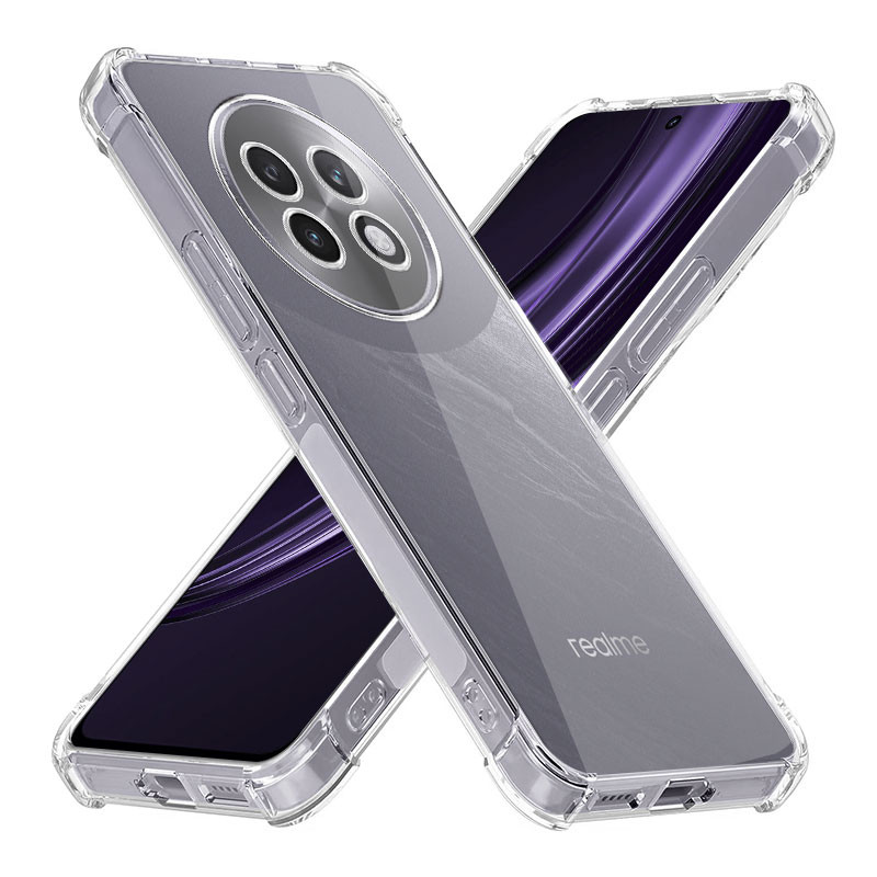 สําหรับrealme 13 Plus/Realme 13 Pro 5G RMX5002 กรณีแฟชั่นโปร่งใสซิลิโคนกันกระแทกปลอกโทรศัพท์สําหรับRealme 13Pro Plus 5G /13 4G 5G Clearป้องกันกันชนปกหลัง