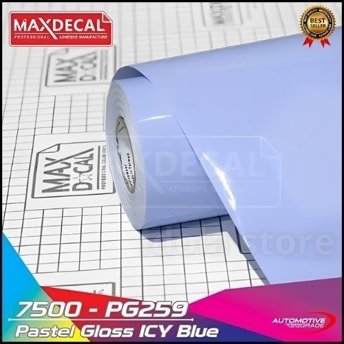 MAXDECAL PASTEL 7500 ICY BLUE SERIES สติ๊กเกอร์ MATERIAL SKOTLET