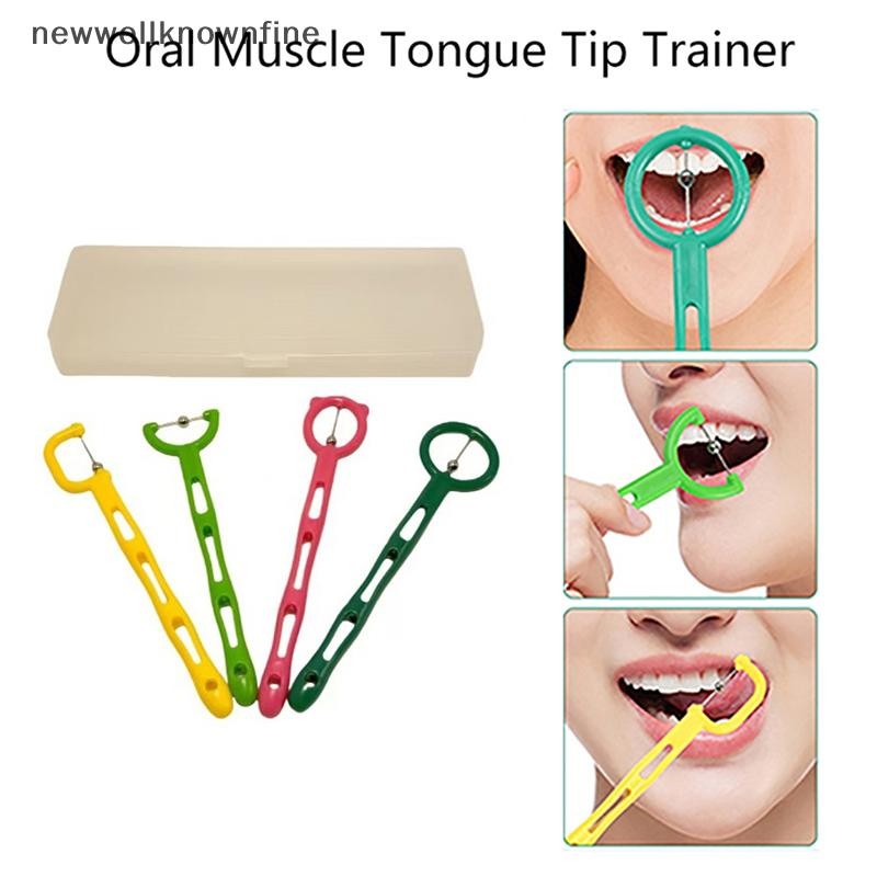 Newwellknownfine เด็กผู้ใหญ่ปาก Tougue Tip Exerciser Trainer Oral Care Muscle Treat Strenght Touge การฝึกอบรมความยืดหยุ่น Stability Therapy COD