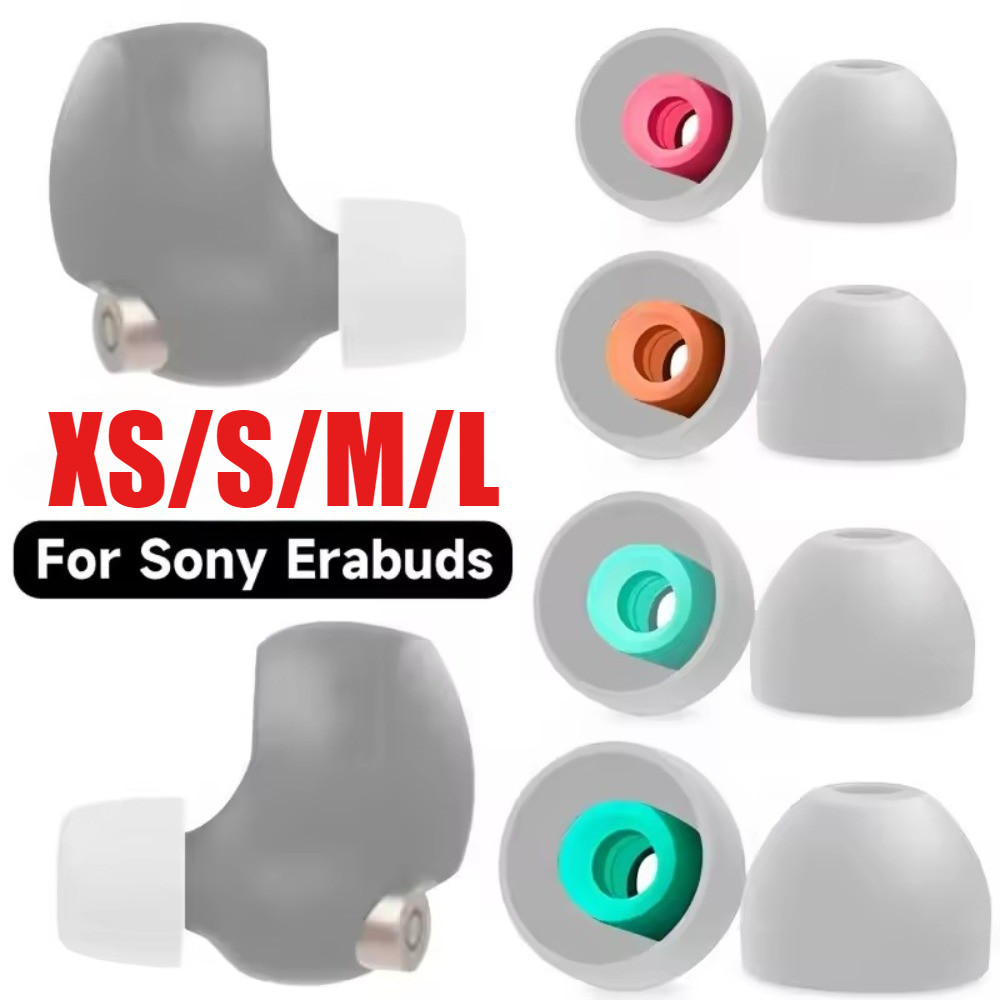จุกหูฟังซิลิโคนอ่อนนุ่มสําหรับ Sony WF-1000XM5 หูฟังชนิดใส่ในหูเปลี่ยนหูฟังไร้สาย XS/S/M/L Anti-Slip