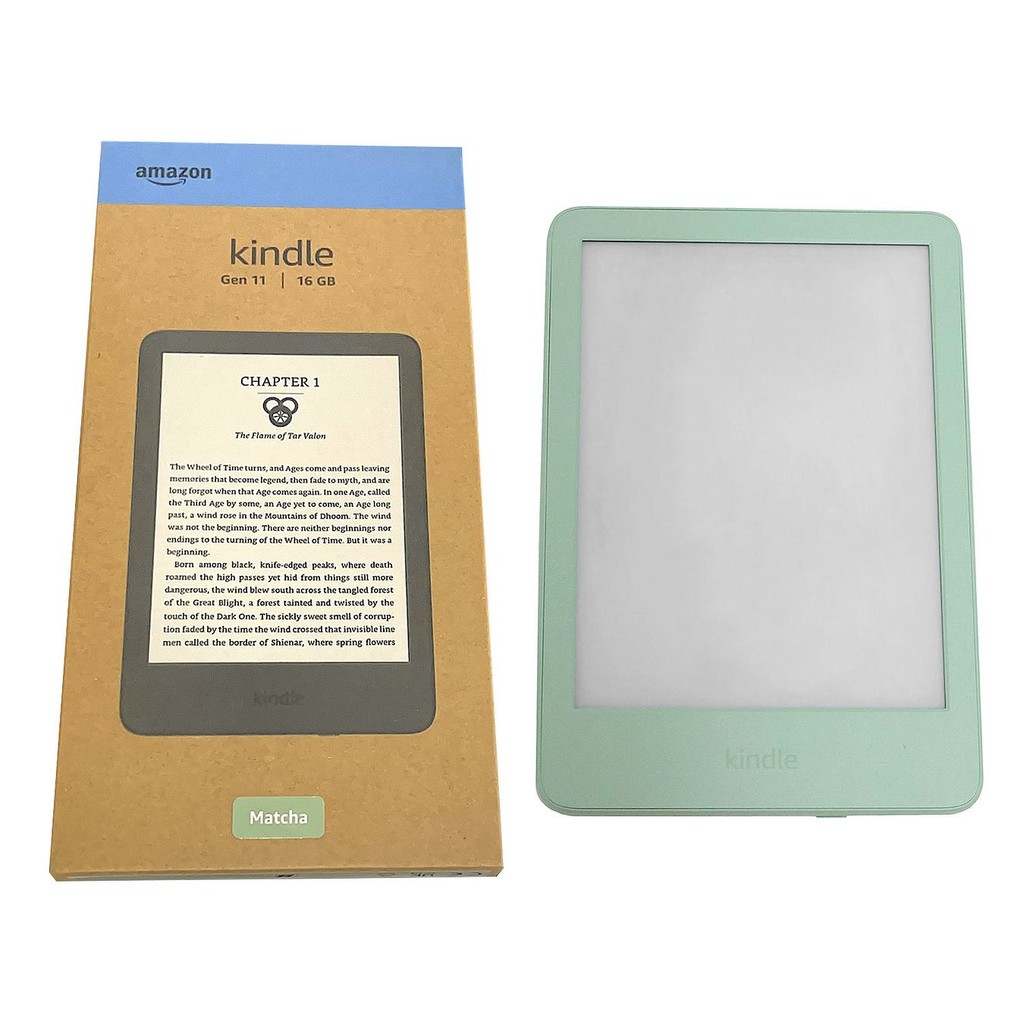 Amazon Kindle (11th Gen. 2024) Wi-Fi 6-inch 16GB E-reader (With Ads) - Matcha, RS23CV