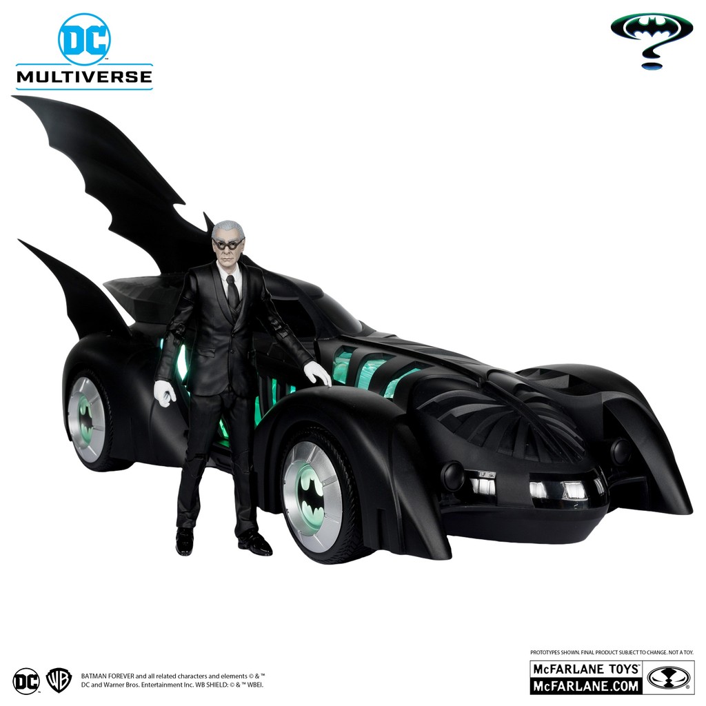 Mcfarlane Alfred Pennyworth & Batmobile (Batman Forever) ชุดยานพาหนะ