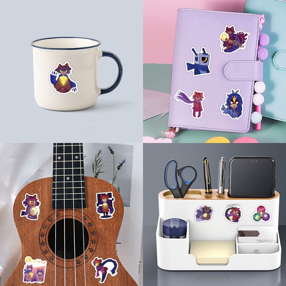 ชุดสติ๊กเกอร์ OneShot เกมชุดสติกเกอร์กราฟฟิตีกันน้ำ, 62 แผ่น/ชุด - รูปที่ 6