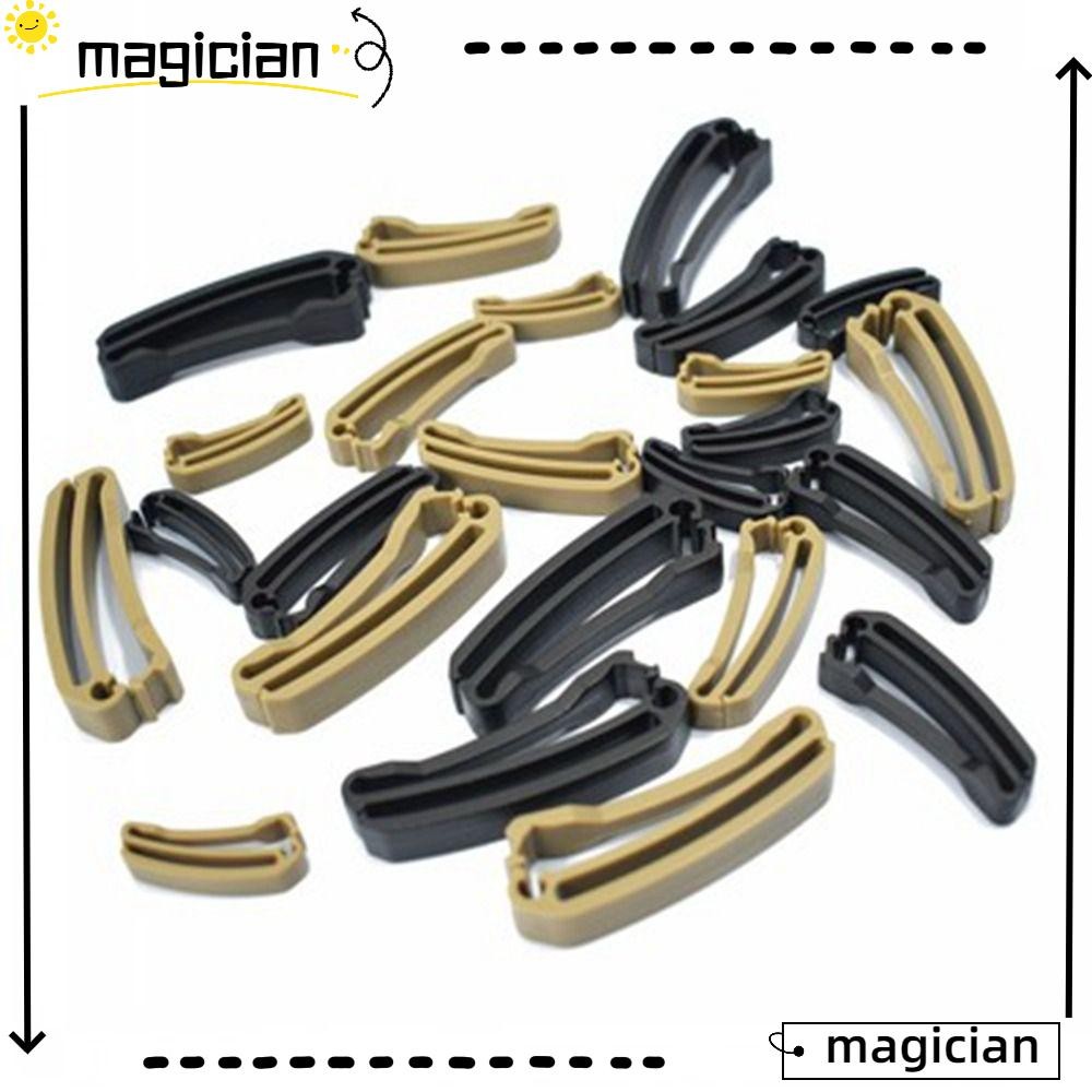 หัวเข็มขัดสายรัด แม็ก คลิปหนีบปลายเข็มขัดพลาสติก 3 ขนาด ร้อน 2 สี แคมป์ปิ้ง เดินป่า เครื่องมือกลางแจ้ง