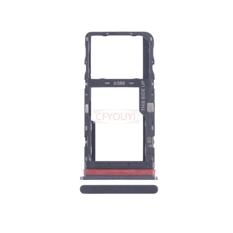 สําหรับ TCL Stylus 5G T779W ถาดซิมการ์ด + ถาดการ์ด Micro SD (สีดํา)