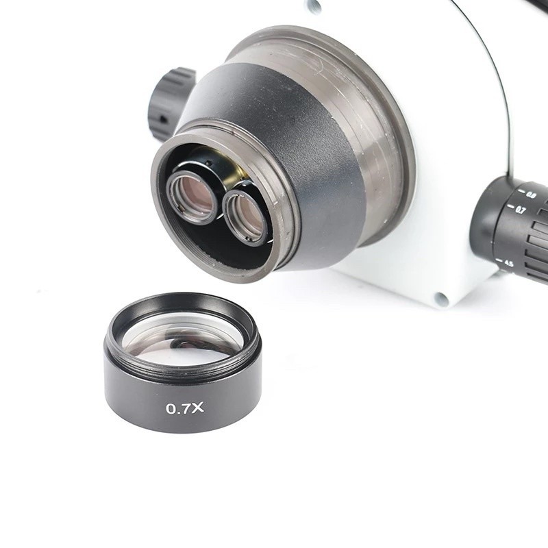 เลนเสริมกล้องจุลทรรศน์เลนส์ Wd165 0.5X 0.7×  Barlow 1-7/8นิ้ว (M48Mm)