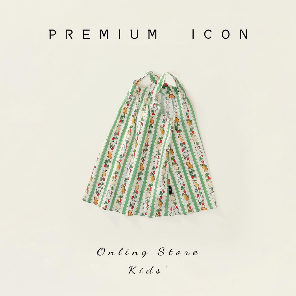 Hania kids ชุดเดรสกระโปรงแขนกุดลายกระต่าย ฤดูร้อน สไตล์เกาหลี พร้อมส่งในไทย – K4124877 ราคา ถูกที่สุด ดีลบีเคเค แกลเลอรีภาพที่ 3