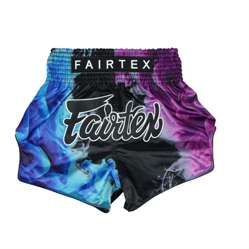 ชุดกางเกงขาสั้นมวยไทย Fairtex - BS1951 Black Tech House