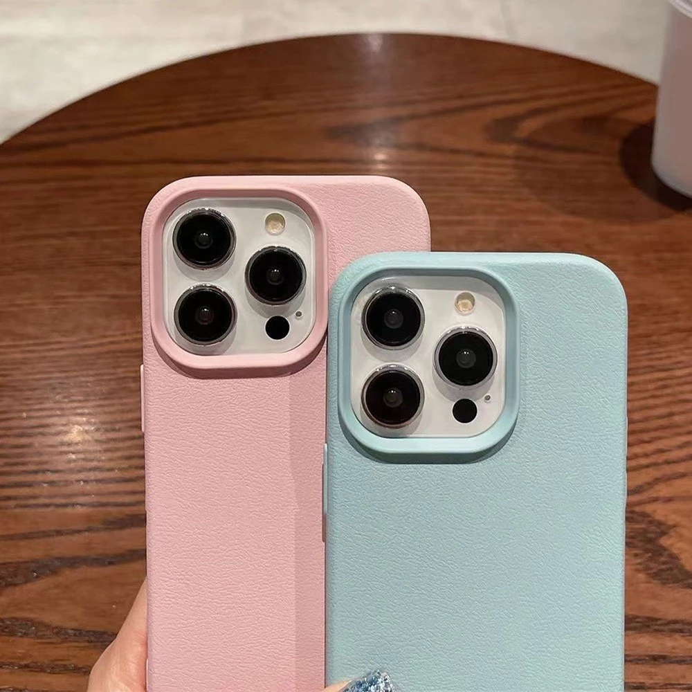 เคสโทรศัพท์ for เคสไอโฟน 13 iPhone 16 15 11 14 12 Pro Max 15 14 Plus XR XS Max 16 Pro เคสซิลิโคน กันเปื้อน ลายลิ้นจี่ thumbnail 8