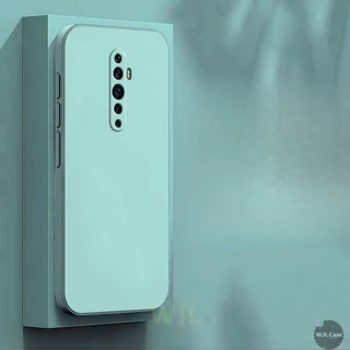 เคส OPPO Reno 2F เคสซิลิโคนโทรศัพท์มือถือสีลูกกวาดเรียบง่าย YT