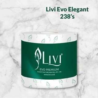 ACC Tissue LIVI ROLL Elegant Toilet Roll / Premium Tissue Roll 238 แผ่น / ม้วนห้องน้ํา