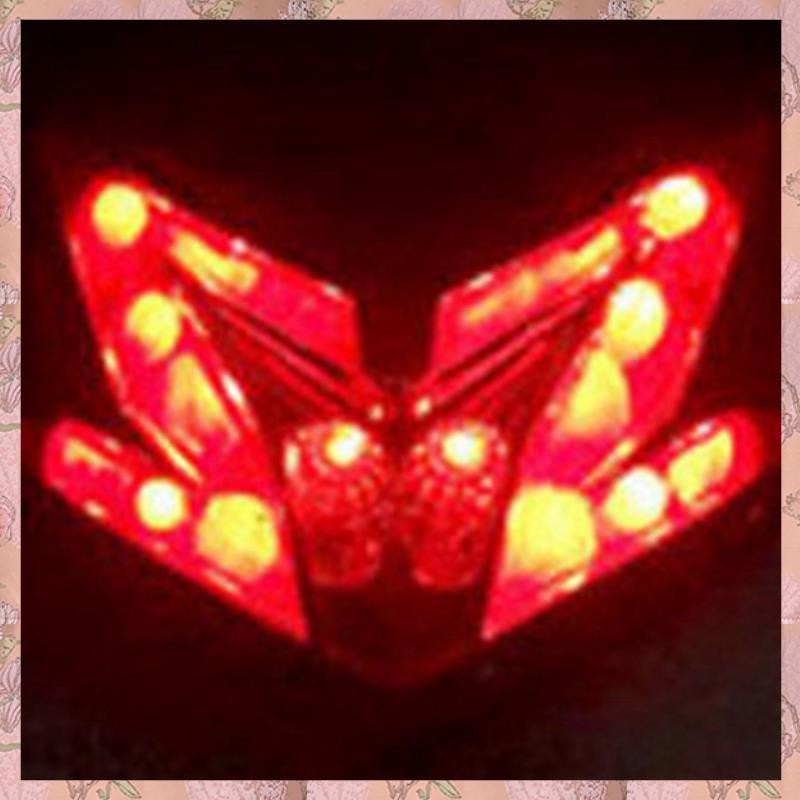 [h3w732xnj.ph] ไฟท้ายรถจักรยานยนต์ LED พร้อมไฟเลี้ยวไฟเบรคไฟท้ายสําหรับ Z125 2013-2022 Z800 ZX6R 201