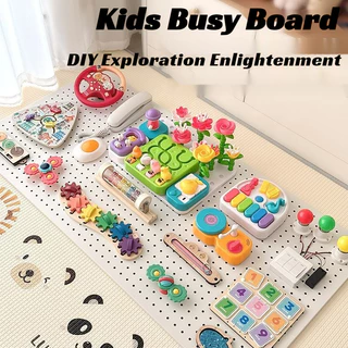 การฝึกอบรมชีวิตทักษะล็อค Montessori ของเล่นไม้ไม่ว่างคณะกรรมการ DIY เด็กชิ้นส่วนกิจกรรมคณะกรรมการอุปกรณ์เสริม1ปีเด็กวัยหัดเดิน