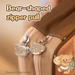 (ButterBear X Deli) กล่องดินสอ กระเป๋าดินสอ กระเป๋า2ชั้น น้องหมีเนย บัตเตอร์แบร์ (มี 2 สี)