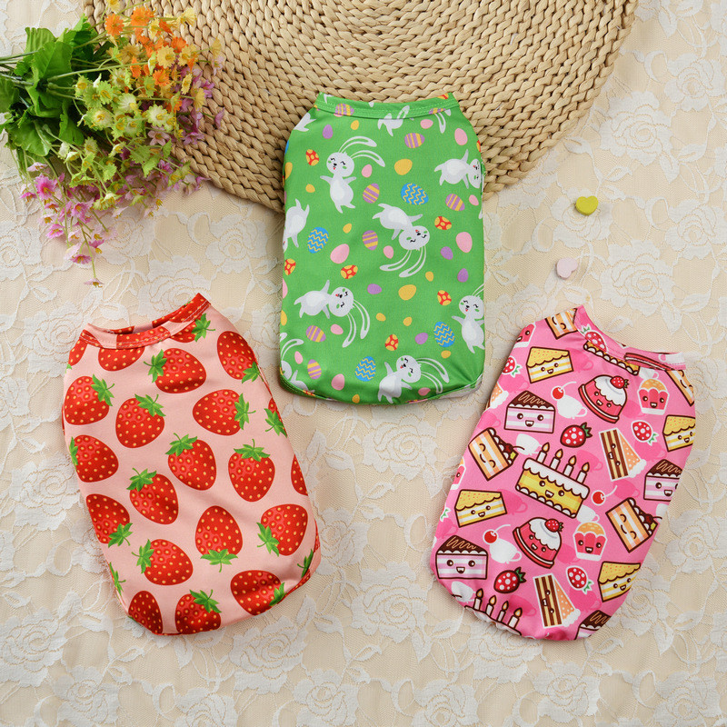ขนาด XS หน้าอกขนาด 25-28 ซม. ฤดูร้อนสุนัขแมวเสื้อผ้าสําหรับสัตว์เลี้ยงขนาดเล็กแต่งตัวเสื้อ เล็กน้อย Pupply