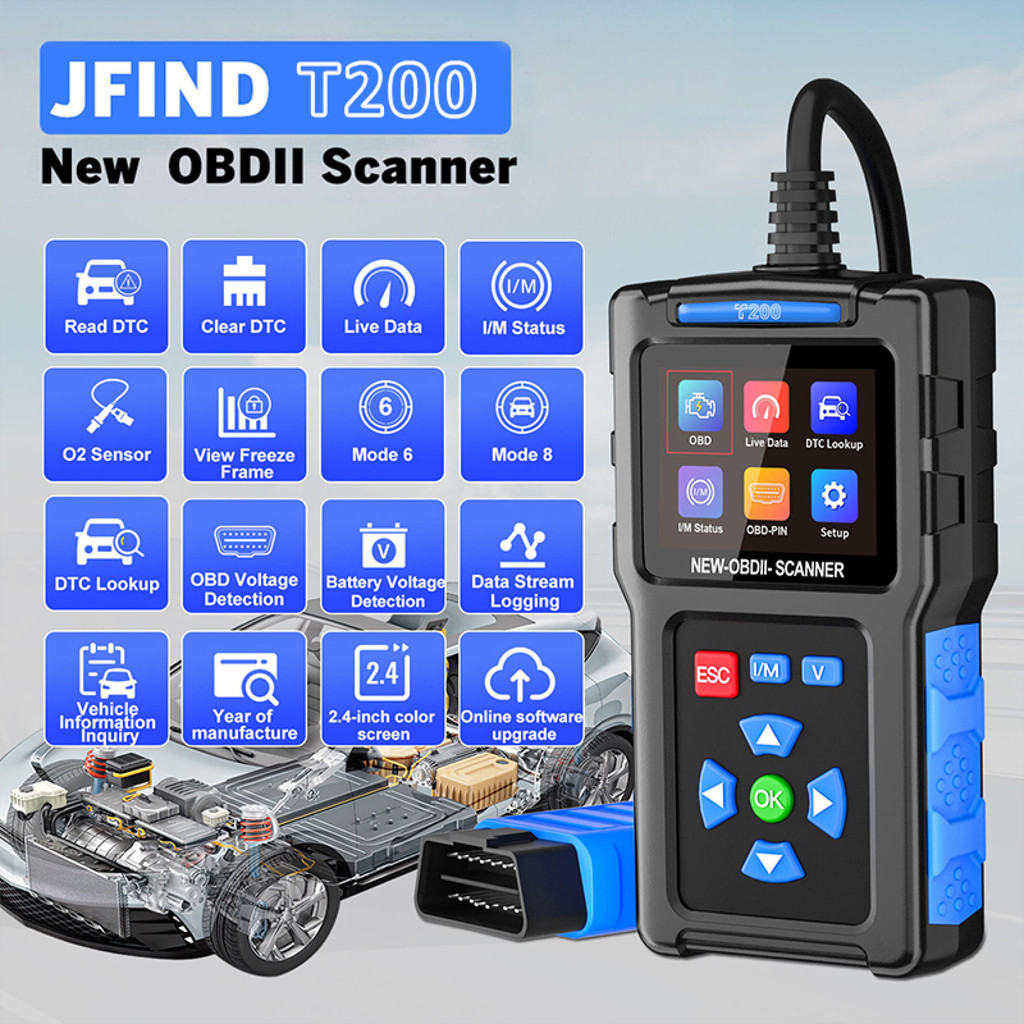 ZSUN（ รองรับภาษาไทย）เครื่องสแกน OBD2 เครื่องมือวินิจฉัยยานยนต์ เครื่องวิเคราะห์เครื่องยนต์รถ มอเตอร์