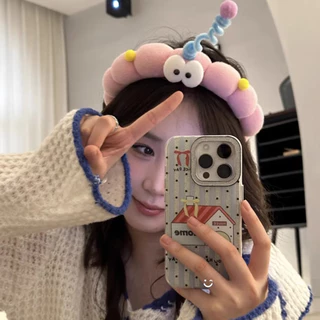 น่ารัก TwistTies ตุ๊กตาฟองน้ําสูง Soft Cloud Shape Hairbands Headwear เครื่องประดับผม