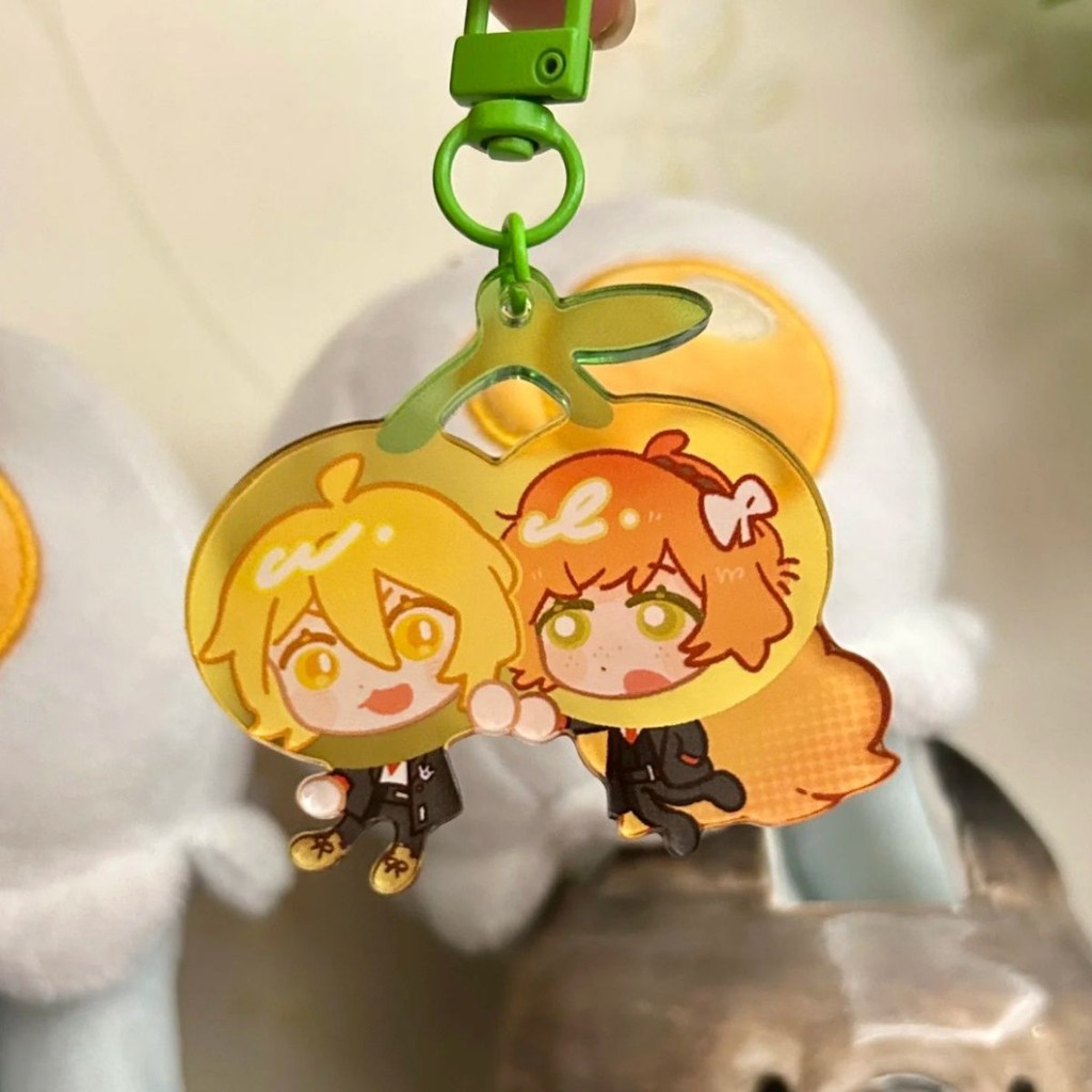 Limbus บริษัทอะนิเมะพวงกุญแจผู้หญิงอะคริลิค Key Chain Man Key แหวนจี้เครื่องประดับอุปกรณ์เสริมของขวัญเพื่อน
