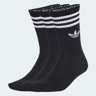 adidas Lifestyle 3-Stripes Crew Socks 3 Pairs Unisex Black JV7402