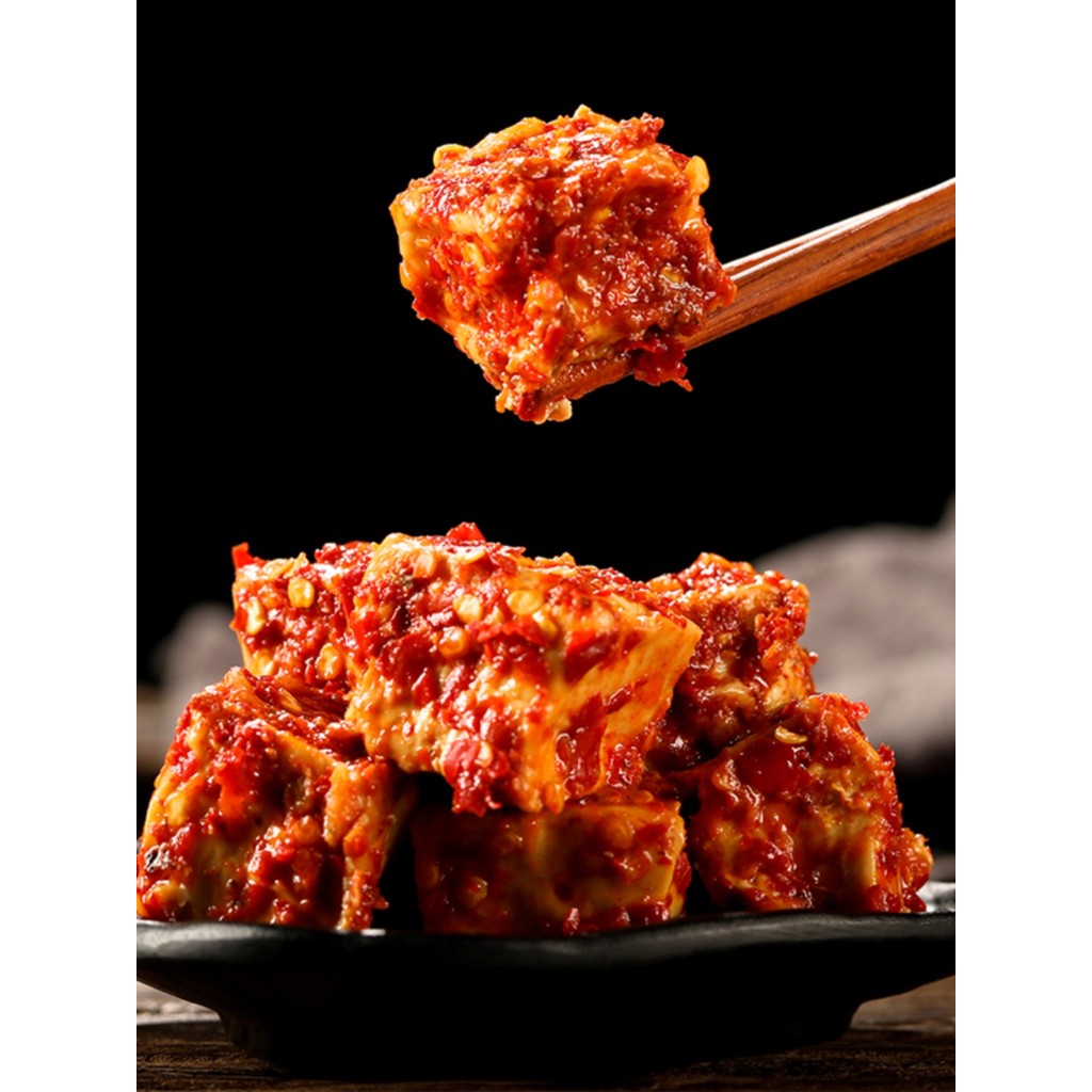 Tofu Farm Handmade Oil-Free Stinky Tofu Spice Spice Snacks Farm Handmade Oil-Free Stinky Tofu 450g00