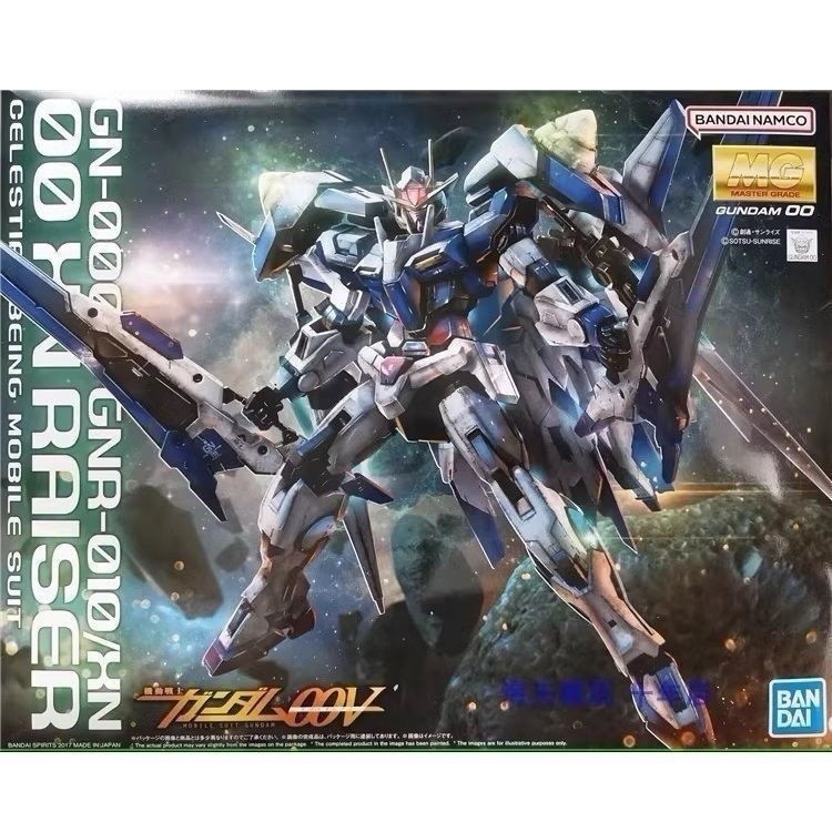 BANDAI MG 1/100 กันดั้ม 00 XN Raiser GN-0000+GNR-010/XN 00R กันดั้มโมเดล