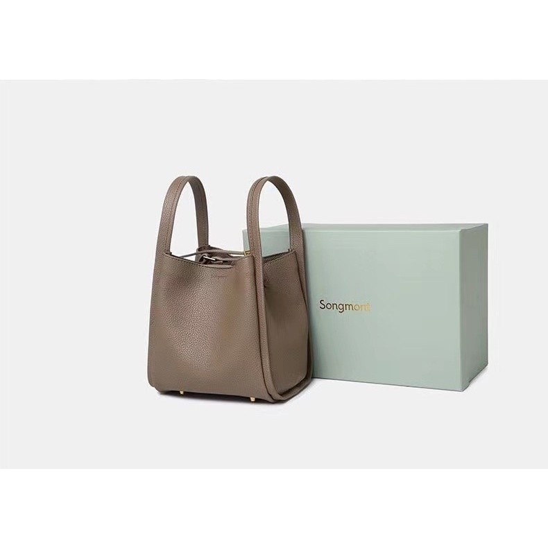 Songmont New Lock Bucket Bag กระเป๋าถือครอสบอดี้ความจุขนาดใหญ่ - รูปที่ 7