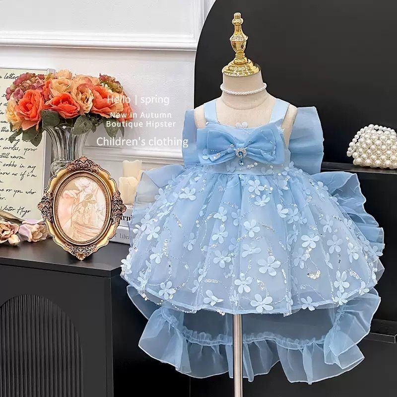 ชุดเดรสเด็กผู้หญิง Lolita Elsa Elegant Dress Lolita Elegant Dress Premium ชุดเด็กผู้หญิง Lolita Elsa