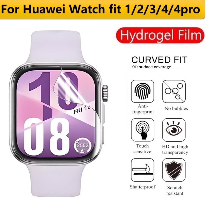 Hydrogel Film For Huawei Watch Fit 4 ฟิล์ม Protective ฟิล์ม Huawei watch Fit 4 Pro Screen Protector 