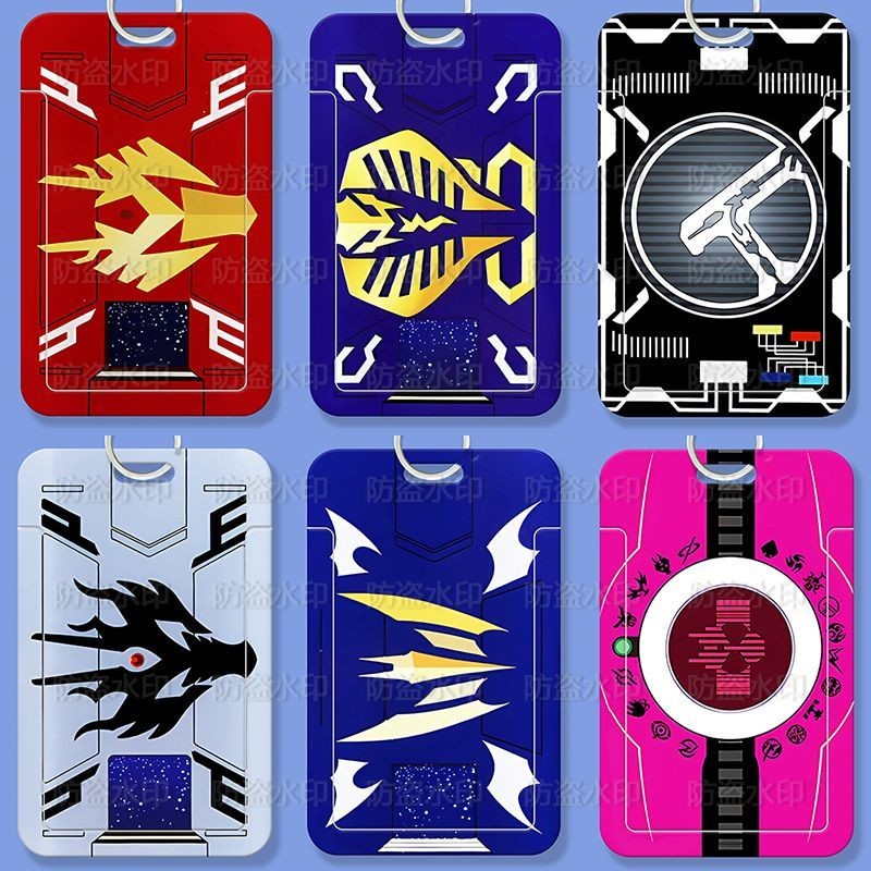 [คลังสินค้าพร้อม] Kamen Rider Anime Merchanted ID Card Bus Bank Card Holder Student Card Meal Card Water Card Campus Protective Case School Merchanical Student Stationery