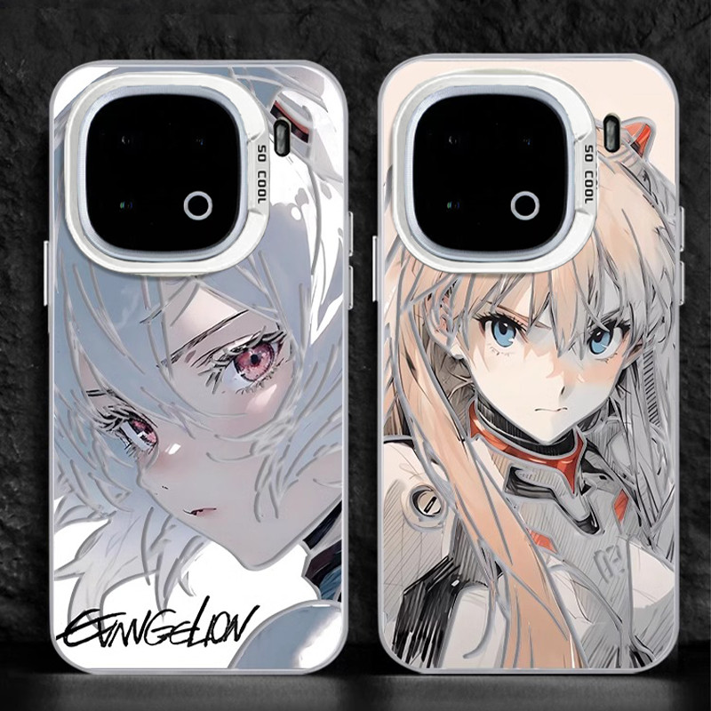 Asuka ที่ใช้งานได้ IQOO13 เคสโทรศัพท์สไตล์ใหม่ vivo เลเซอร์สีสันเงิน IQOO13PRO0 สิบสามพ่อป้องกันกรณี