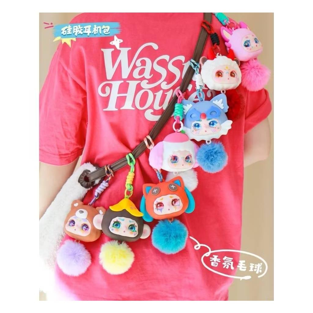 [พร้อมส่งจากไทย] Kimmon Earphone V.12 รุ่นใหม่ กระเป๋าซิลิโคน ใส่หูฟังได้