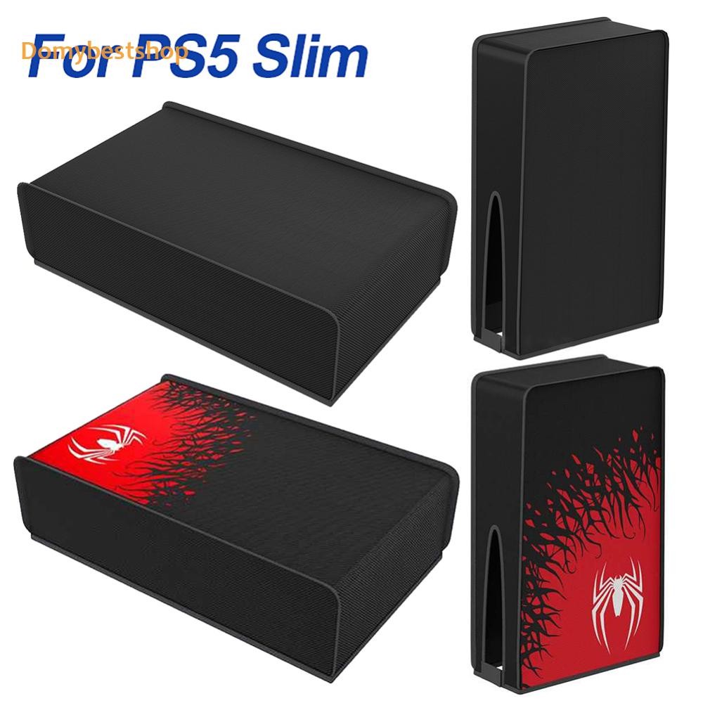 แนวตั้ง/แนวนอนป้องกันฝุ่นผ้า Oxford กันน้ําสําหรับ PS5 Slim Console [Domybestshop.th]