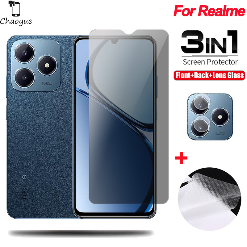 ฟิล์มกันแอบมอง ฟิล์มกันเสือก ฟิล์มกระจก Realme C71 Note 70 70T C63 C61 C65 C67 C51 C53 C55 C33 C30 C