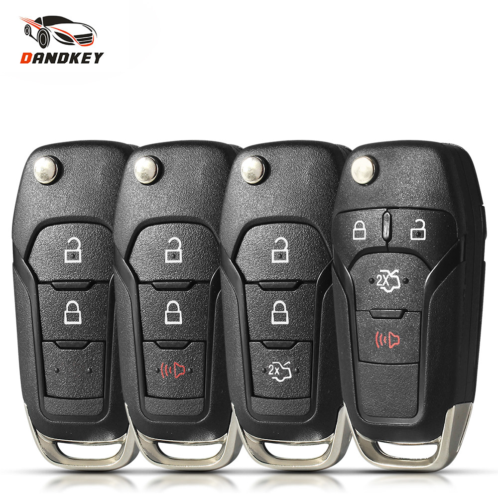 สําหรับ Ford ฝาครอบกุญแจพับผู้ถือกุญแจรถสําหรับ Ford Ranger Mustang Ecosport Everest Focus Fiesta Explorer